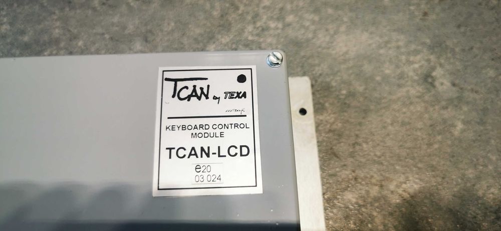 Keyboard control module TCAN-LCD ambulans universal can controller