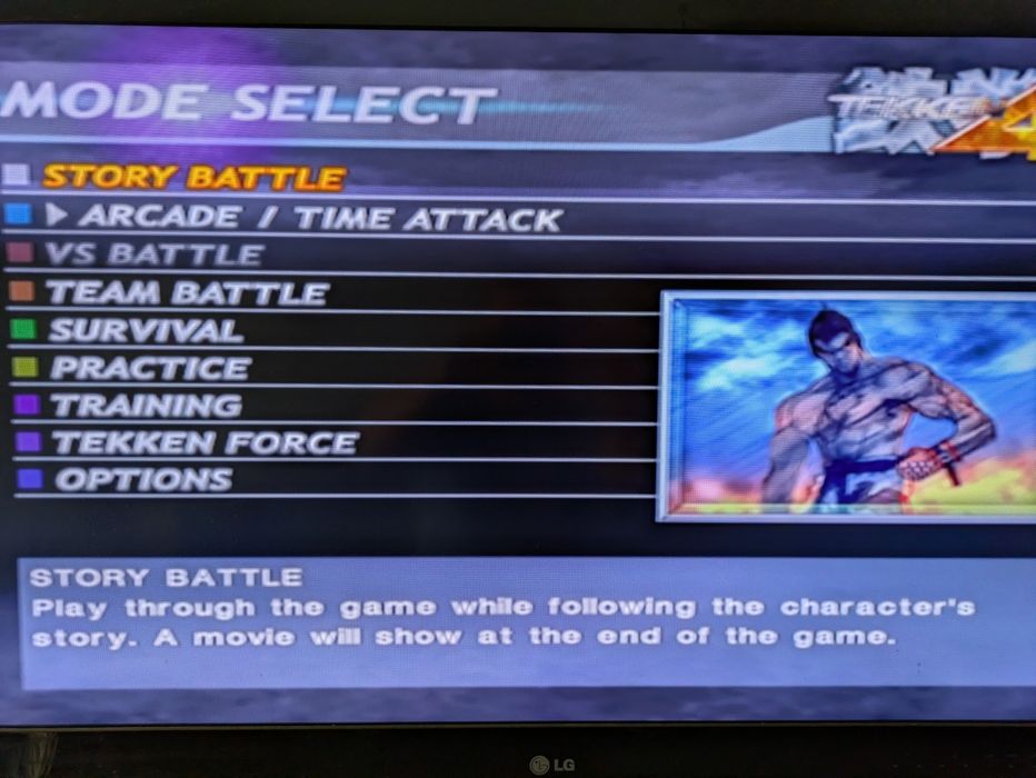 Jogo PS2 ( PlayStation 2 ) Tekken 4 (Opt. Estado)