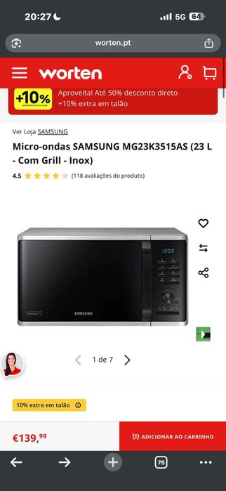 Microondas Samsung