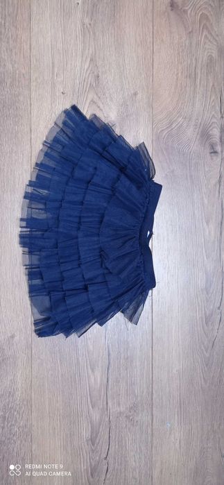 Piękna  czarna spódnica spódniczka tiulowa 104