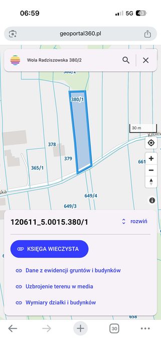 Działka budowlana z widokiem
