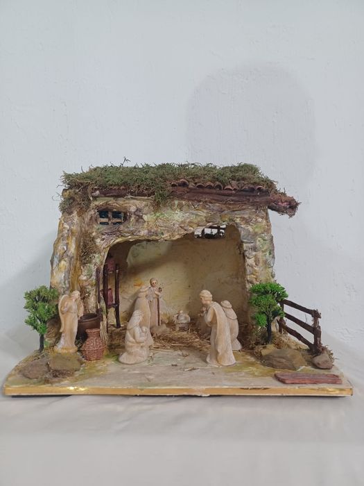 Presépio natal artesanal