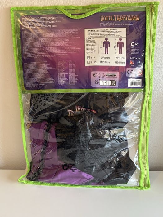 Disfarce Drac Hotel Transylvania 5-7 anos Ciao