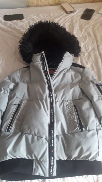 Zavetti Canada. Куртка бомбер мужская зимняя