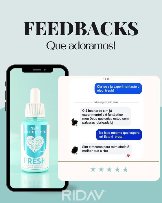 New Silhouette Fresh Óleo de Massagem