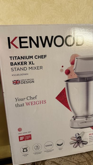Kenwood titanium chef baker XL. Кухонна машина kenwood