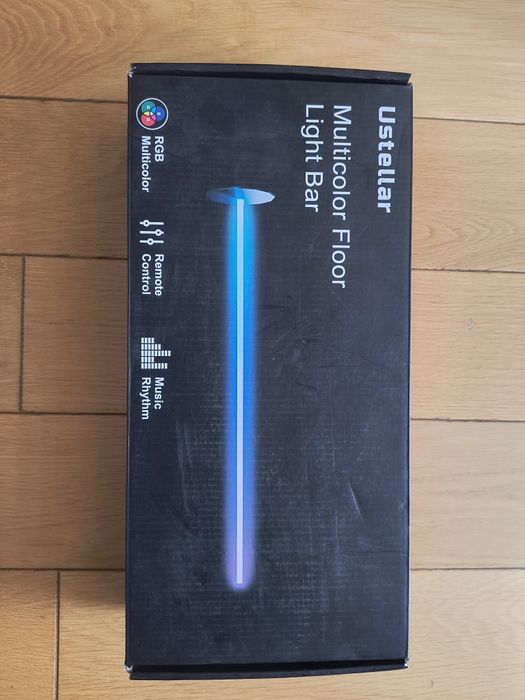 Lampa podłogowa led Ustellar rgb pilot