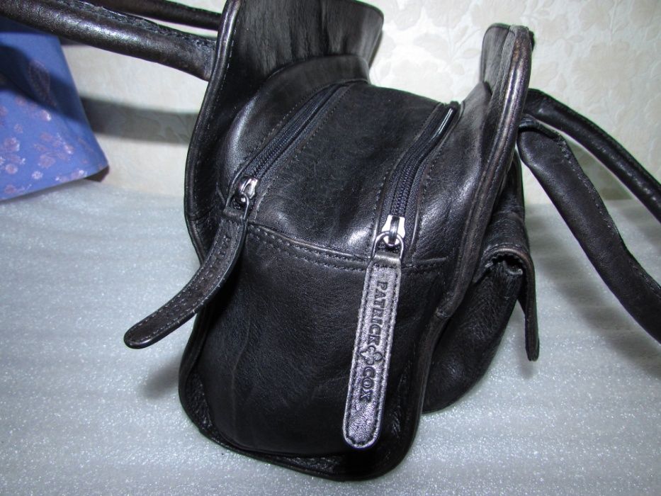 Брендовая сумка 100% натуральная кожа+мех ~patrick cox~