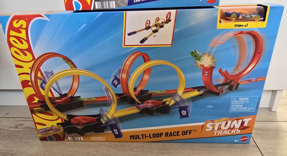 Nowe zestaw 3 x zabawki Tory Hot Wheels