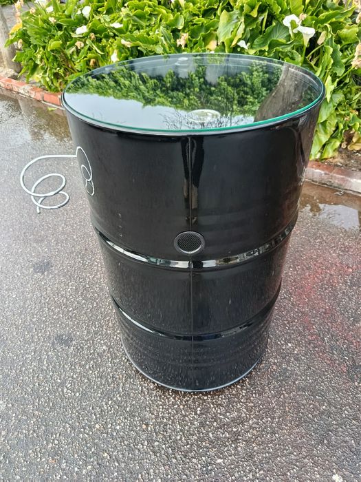 Bidão Móvel Apoio Barbeiro/Cabeleireiro