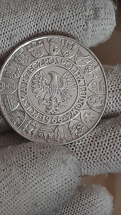 Moneta 100zł Mieszko I Dąbrówka 1966r