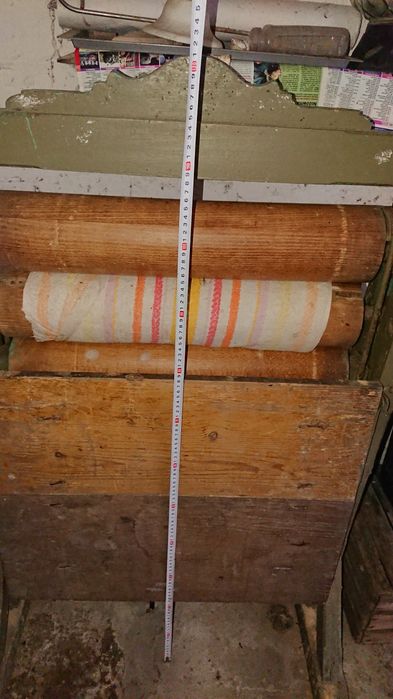 Magiel drewniany ręczny