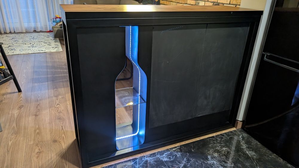 Barek półki na alko / kieliszki