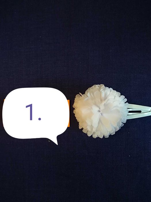 Komunijne ozdoby do włosów kwiatuszki