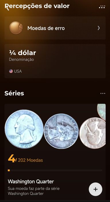 Moeda de Erro U.S.A