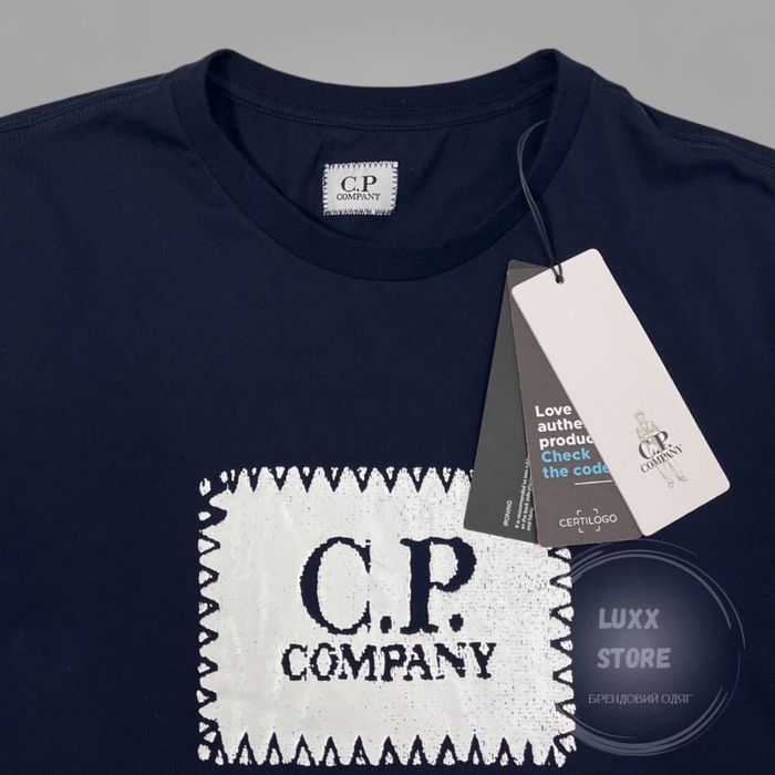 Футболка C.P. Company Label Logo (C P, CP, сипикомпани)
