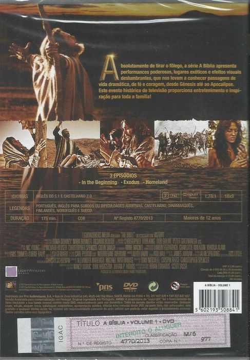 A Bíblia: A mini série épica (4 DVD) (2013)