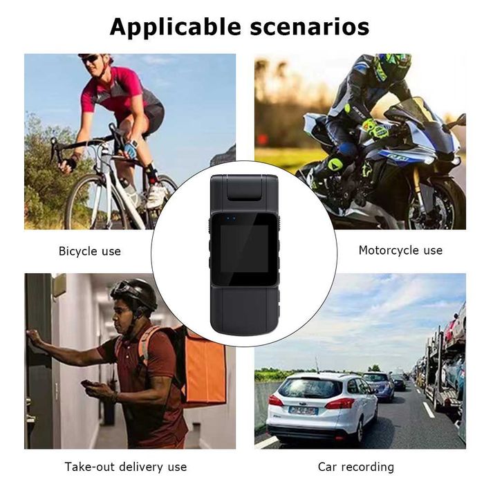 Нагрудна, Боді камера 1080PHD, Магнітна камера, Відеозйомка,Реєстратор