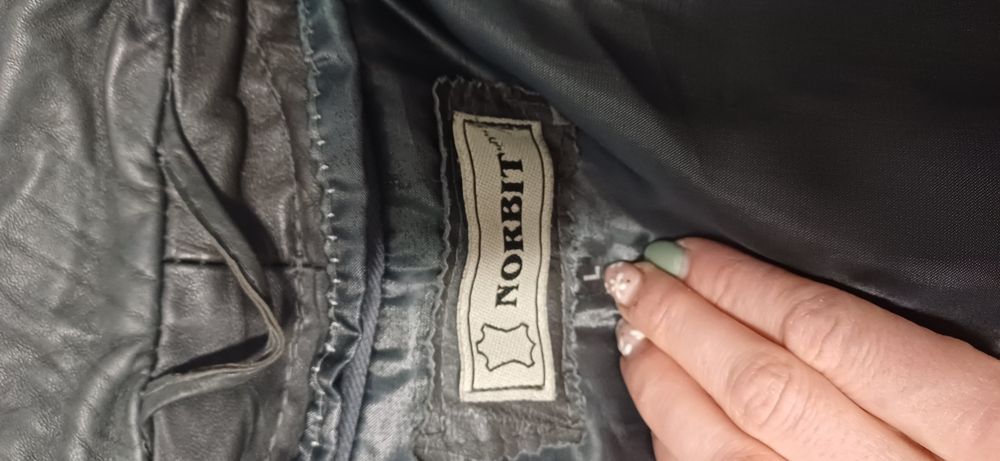 Kurtka skóra naturalna męska L