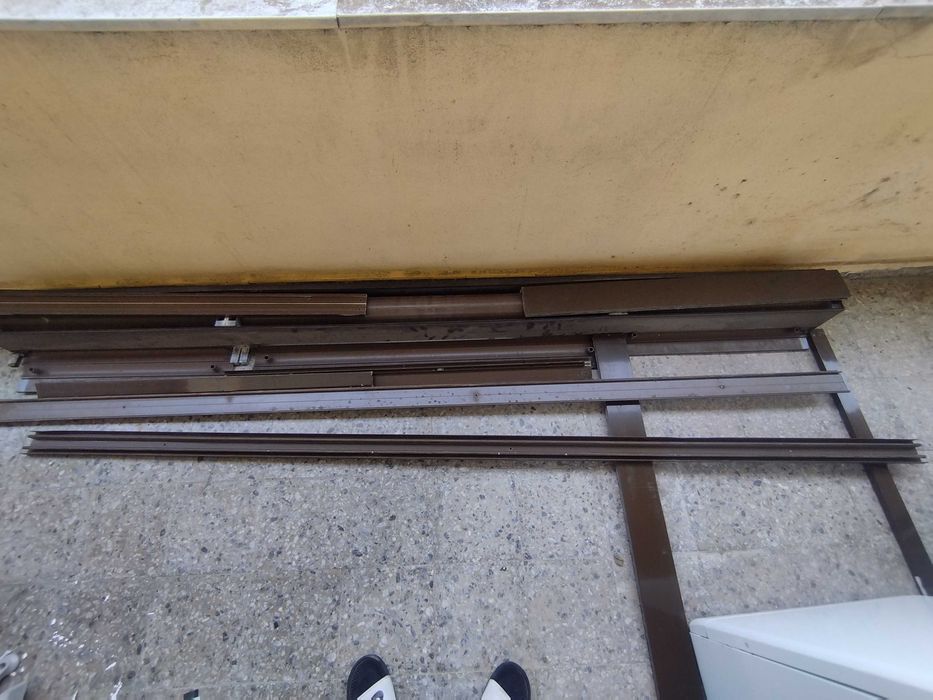 Janela de alumínio térmica com estore