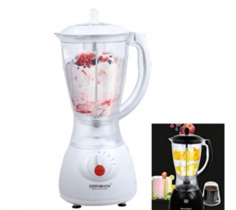 Blender kielichowy młynek do kawy 500W Rosenberg Biały Nowy