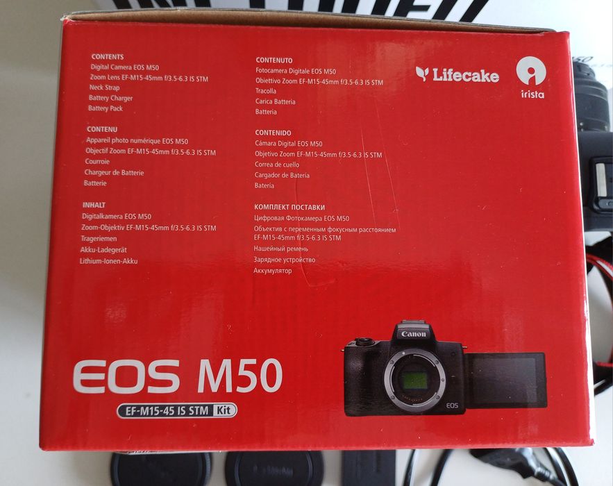 Máquina Fotográfica EOS M50 (como nova)