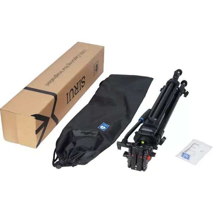 SIRUI SH05-nowy zapakowany profesjonalny japoński statyw fotograficzny/głowica hydrauliczna fluidowa video/płytka systemu Manfrotto/komplet producenta