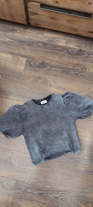 Bluzka damska grafitowa Pull&Bear S