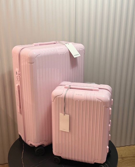 Валіза Rimowa ballerina pink Check in -L чемодан/Зарегистрированный багаж (Checked baggage)/велика валіза рожева
