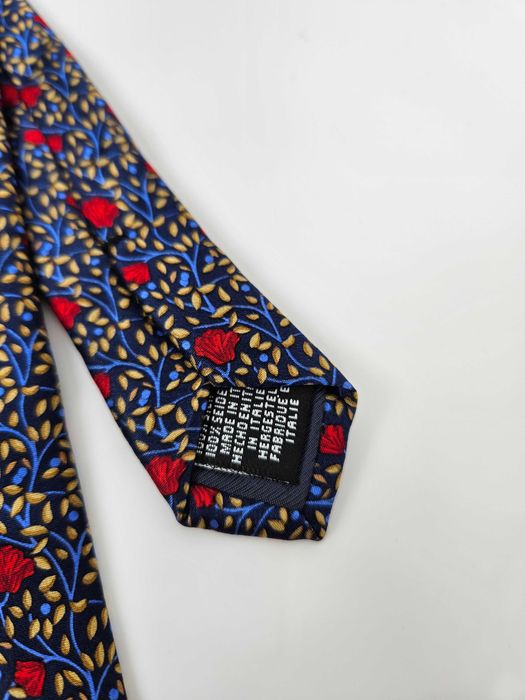Krawat jedwabny Tie Rack róże 100% silk jedwab ślub uroczystość