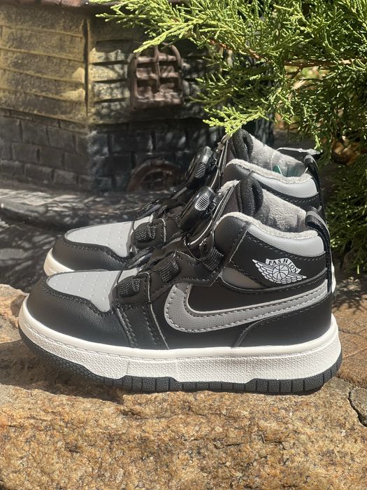 Дитячі хайтопи ( кросівки) на флісі для дівчат/хлопців, розмір 26-30