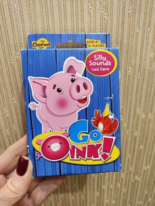 Нова дитяча настільна гра Go Oink! (Cheatwell Games) з Англії