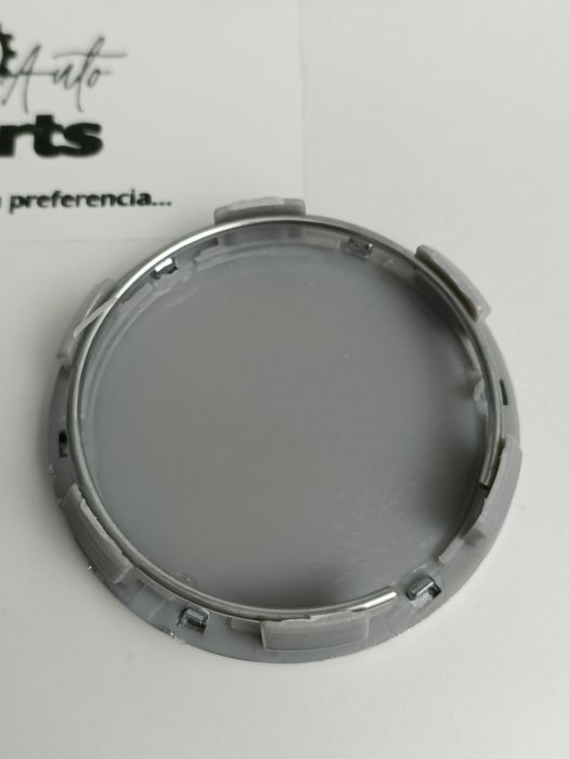 Centros de jante Mercedes 75mm cinzentos