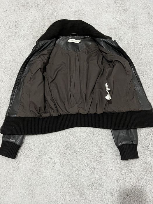 Zara r. S czekoladowa brazowa kurtka skorzana bomberka skora