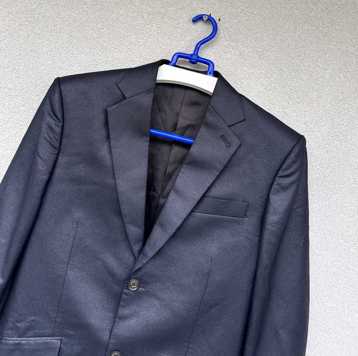 Marynarka męska Valentino slim wełna elegancka casual r. S