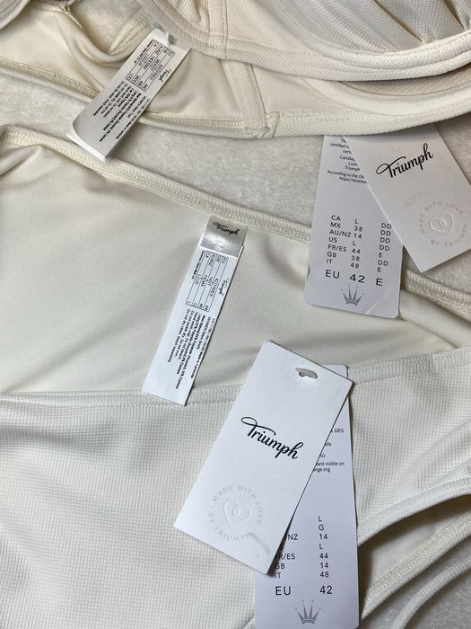 NOWY stroj kąpielowy Triumph Summer Glow 42E/42 kremowy,ecru