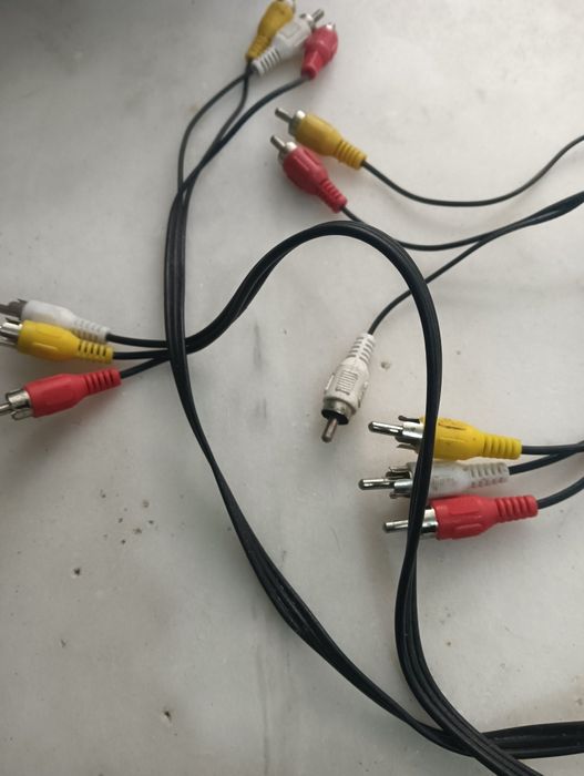 Cabos Audio Video RCAs macho