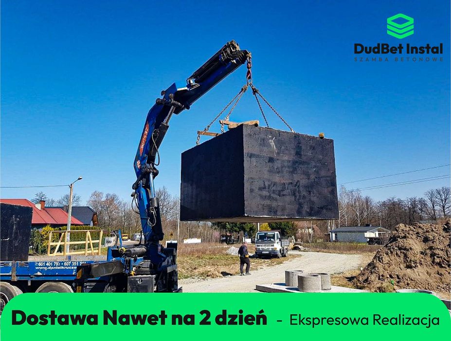 Szambo Szamba Betonowe Zbiornik Betonowy na Wodę Deszczówkę 2-14m³