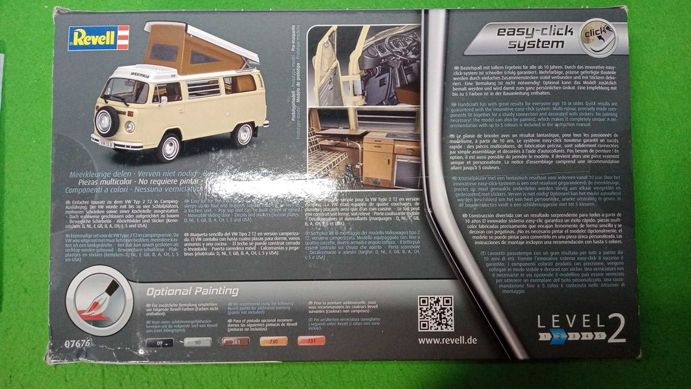 Збірна модель VW Volkswagen T2 Camper Westfalia 1/24 Revell Tamiya
