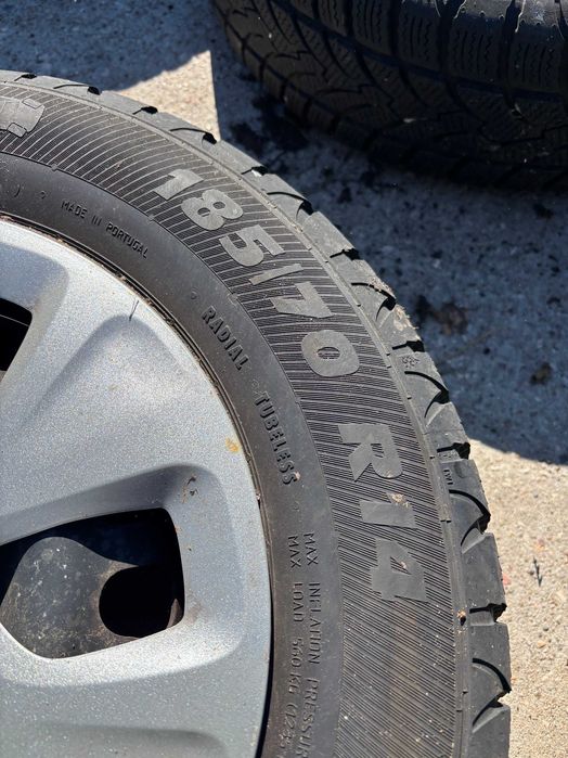 Opel Corsa Meriva Koła Zimowe Felgi stalowe z oponami 4x100 14 cali