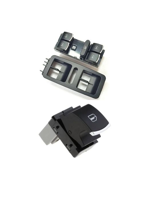 Рамка та кнопки склопідіймача VW Passat B7/B8 USA NP3001+VW7010+VW7006