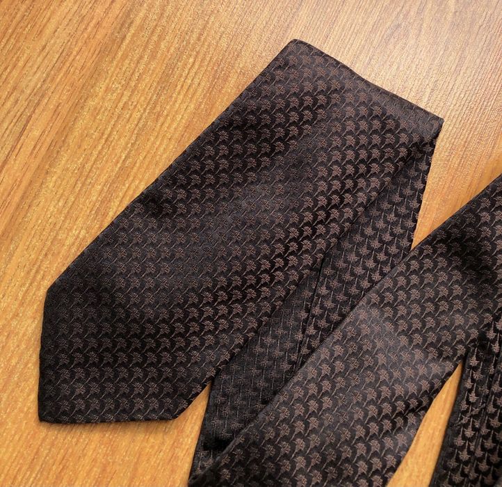 Krawat Joop jedwabny jedwab silk czarny brązowy