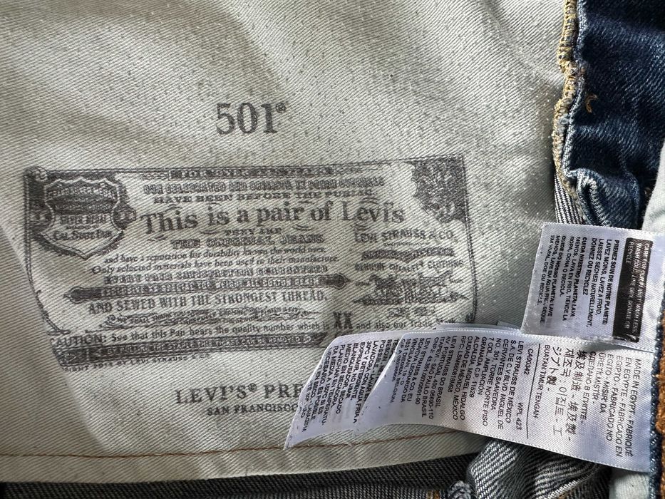 Levis 501 W44 XXXXL Szorty Krótkie Spodenki