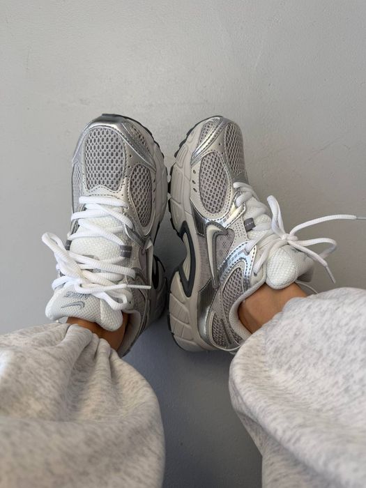 Кросівки Кроссовки NIKE ZOOM V5 RNR Silver White Серебрянный Белый Срібний Білий Кросовки демісезон