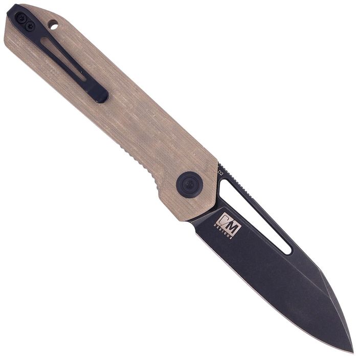 Nóż składany Kubey Royal Tan G10, Dark Stonewashed D2 by (KU321E)