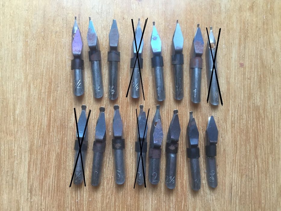 Ручка - держатель для перьев, перья для чернильной ручки 80-х годов