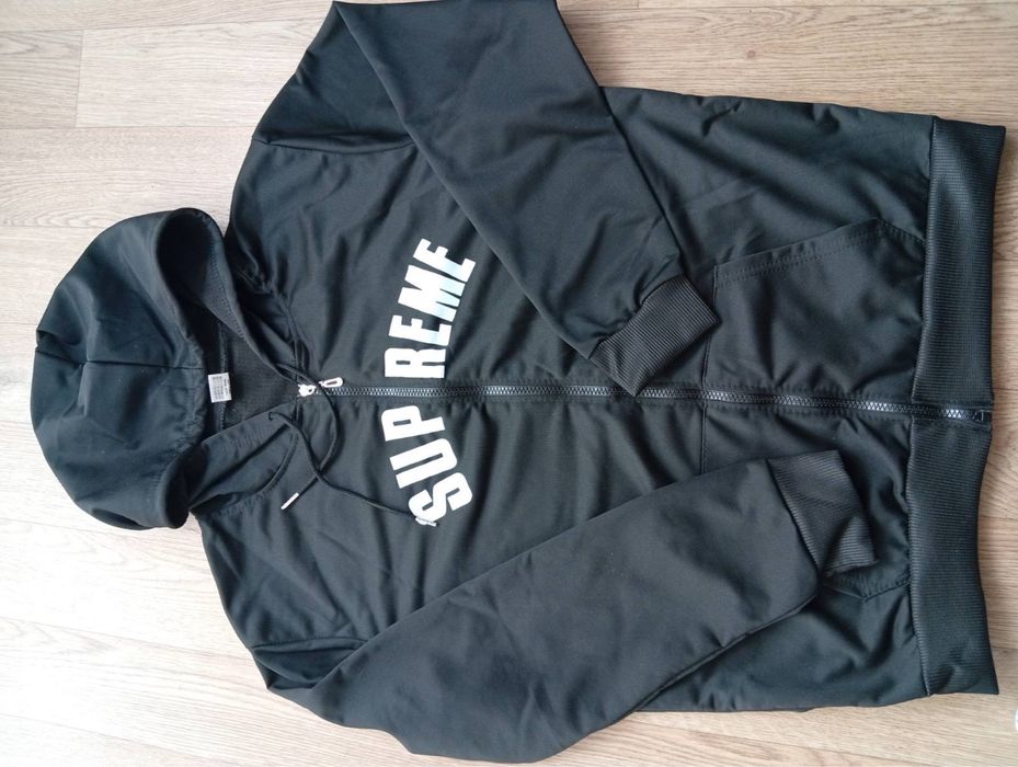 Чоловіча кофта Supreme чорна весняна.Новая кофта