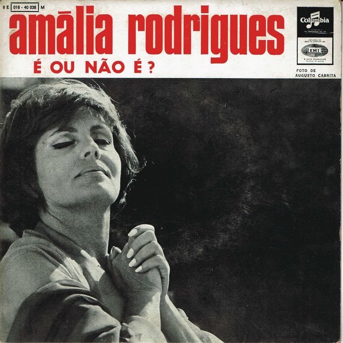 Amália Rodrigues - É ou não é - Vinil EP 45 Rpm - 1970 - Columbia