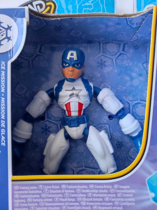 AVENGERS BEND AND FLEX Figurka 15c Kapitan Ameryka