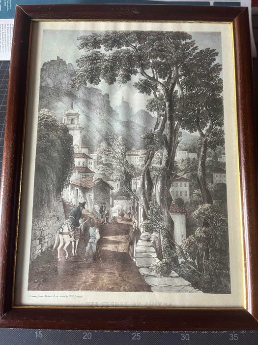 3 Quadros Litografia W.H. Burnett de SINTRA em 1834!